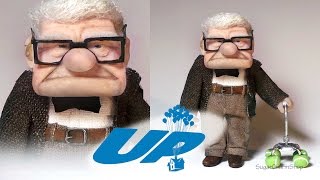 Mr. Carl Fredricksen Inspired Doll - Polymer Clay Tutorial (Disney's UP)