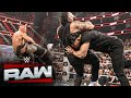 FULL SEGMENT Roman Reigns And Jey Uso Take Down Bron Breakker And Bronson Reed Raw July 21 2025