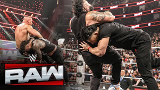 FULL SEGMENT: Roman Reigns and Jey Uso take down Bron Breakker and Bronson Reed: Raw, July 21, 2025