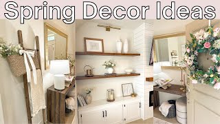 SPRING DECOR IDEAS 2024 | Spring Decorate with me Part 2 | Spring Entryway | Spring Living Room
