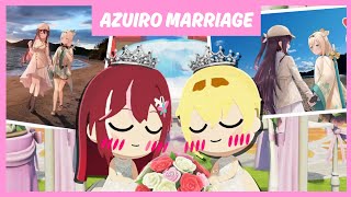 Journey of AzuIro Couple (in Iroha's Tomodachi Life) 【Hololive】