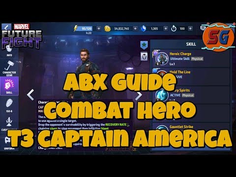 [ABX Guide] T3 Captain America - Combat Hero | MARVEL FUTURE FIGHT