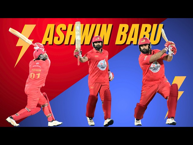 Ashwin Babu’s Stunning 132 in 69 Balls in CCL: Unforgettable Batting Highlights You Can’t Miss! Ashwin Babu’s Stunning 132 in 69 Balls in CCL: Unforgettable Batting Highlights You Can’t Miss!