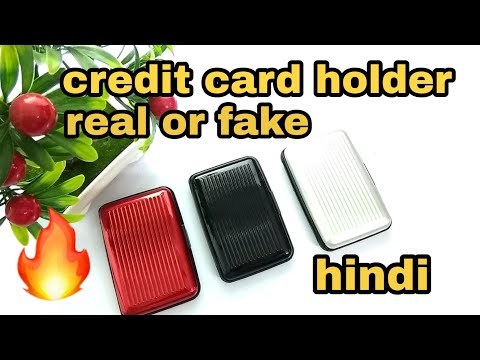 Credit card holder unboxing and review in hindi