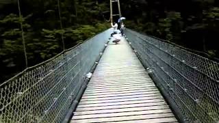 赤川橋　祖谷渓　Akagawa bridge, Iya valley in Tokushima, Japan