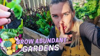 Gardening Secrets and Tips from my Urban Permaculture Garden // Grow Sustainable Gardens