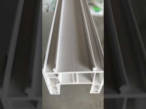 62mm two track window frame upvc profile, 2.5 mm