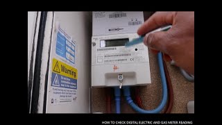 HOW TO CHECK DIGITAL ELECTRIC AND GAS METER READING