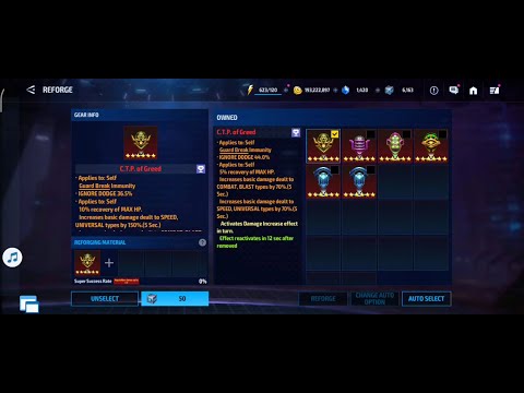 Reforge ctp of greed / tsa bk