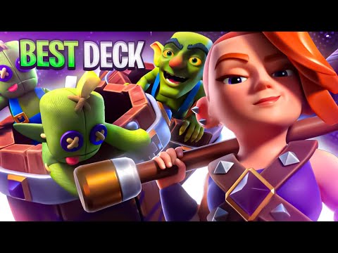 IM TOP 2 GLOBAL WITH THE BEST LOGBAIT DECK FOR AUGUST (13 GAME WINSTREAK) 