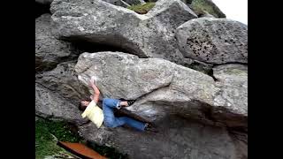 Video thumbnail of Smigol, 8a+. Corme