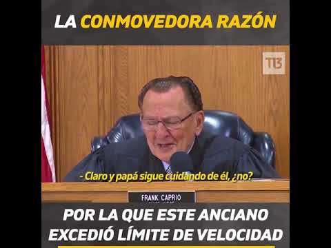 Juez perdonó multa de exceso de velocidad a anciano que llevaba a su hijo con cáncer al médico