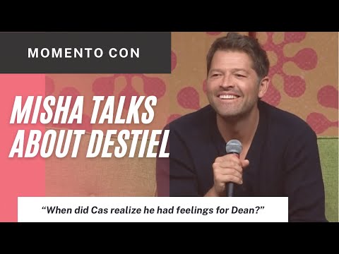 Misha Collins talks openly about Destiel at Momento Con.