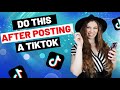 5 Things To Do After Posting A TikTok To Help Your Algorithm