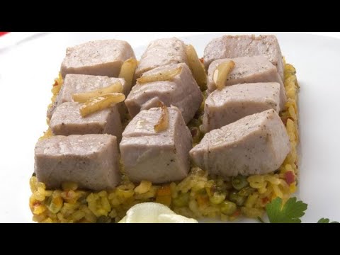 Atún con arroz y ensalada de pepino - Karlos Arguiñano