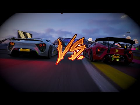 Zenvo TSR-S VS Zenvo ST1 comparison - Forza Horizon 4