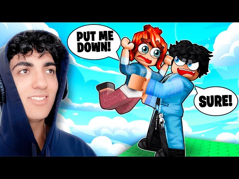 Roblox Hug Tower Is TOO FUNNY... (they went flying)