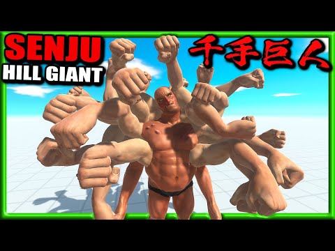 ORA ORA ORA! SENJU HILL GIANT vs EVERY UNIT + BONUS BATTLES - Animal Revolt Battle Simulator