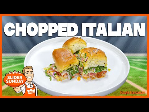 These Chopped Italian Sliders Will Win Game Day | Cooking Competition