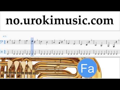 Tuba Kurs Clean Bandit - Rockabye ft Sean Paul Anne-Marie Trening Studie Del 1 øvelser um-i935