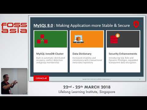 Breaking through with MySQL 8.0 - Ricky Setyawan - FOSSASIA 2018