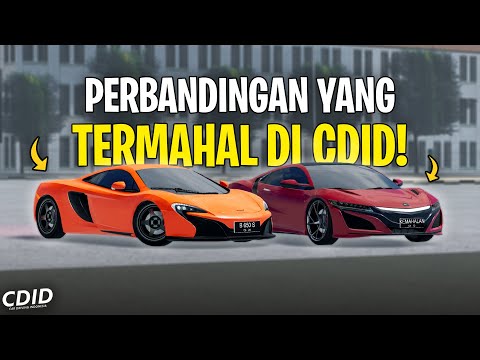 Balapan Memakai Mobil Tercepat di CDID - Car Driving Indonesia (Roblox)