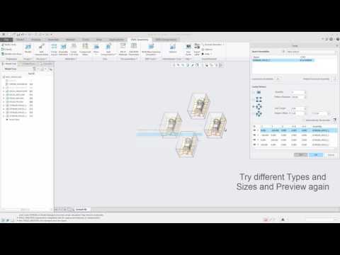 Creo Parametric - Expert Moldbase Extension 10.0 - Cavity Layout and Cutout dialogs