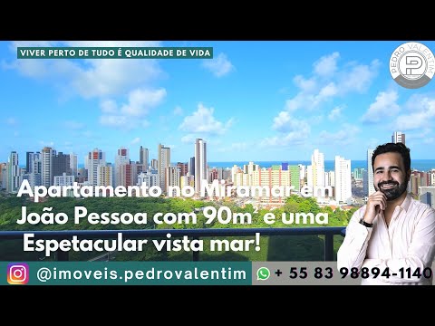 Apartamento em João Pessoa no bairro MIRAMAR com 3 suítes e uma incrível área de lazer estilo clube