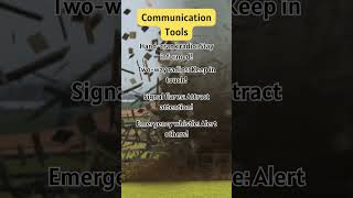 Emergency Preparedness Communication Tools