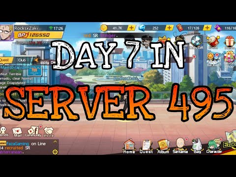 DAY 7 PROGRESS in SERVER 495 | One Punch Man The Strongest