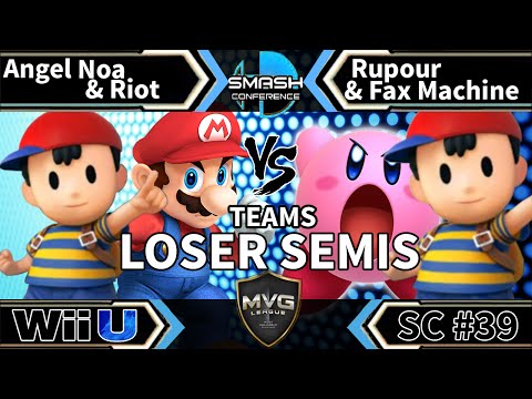 Angel Noa & Riot vs. Rupour & Fax Machine - Teams SSB4 Losers Semis - Smash Conference 39