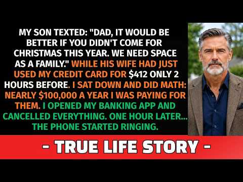 My Son Texted Me Not to Come for Christmas  That Night, I Cancelled Every Payment