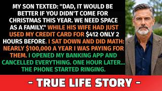 My Son Texted Me Not to Come for Christmas  That Night, I Cancelled Every Payment