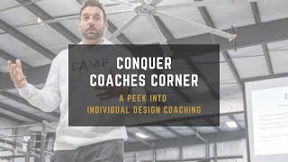 A Peek into Individual Design Coaching with Coach Dom - Conquer Coaches Corner