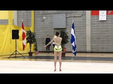 Trillium Rhythmic 2015 - Alexandra Udachina - Ball - National Junior