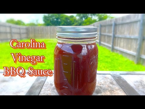 (TASTY) Homemade Carolina Vinegar BBQ Sauce Recipe.