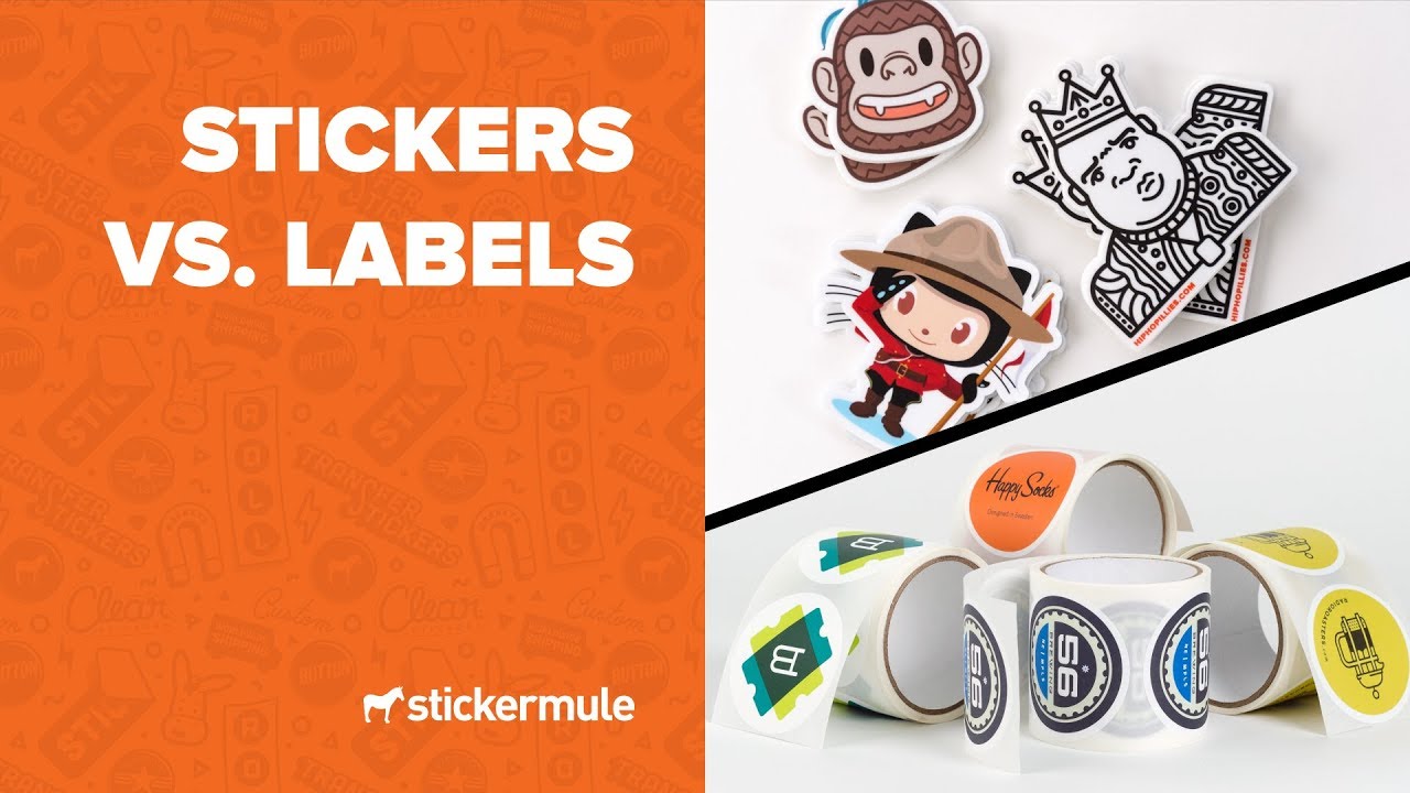 Stickers vs. Labels - What's the difference?