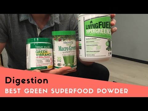 Best green superfood powder for digestive health