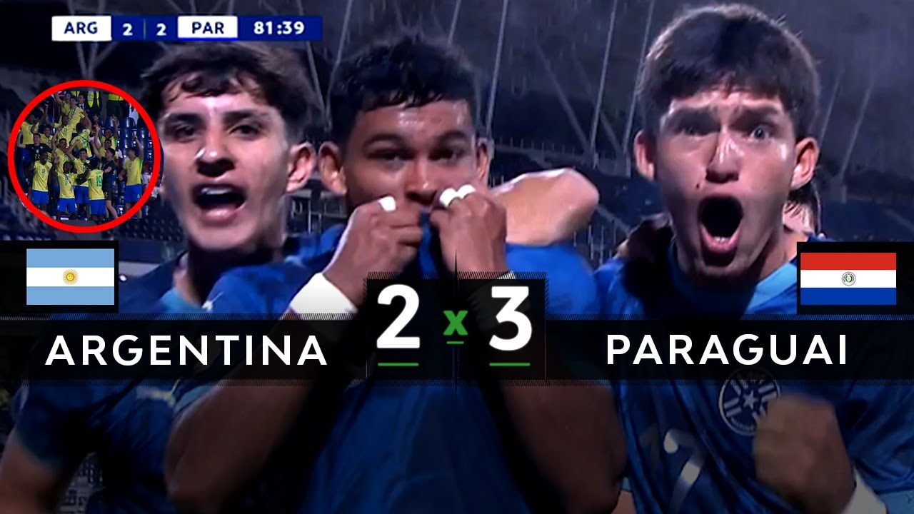 BRASIL CAMPEÃO | Argentina x Paraguai | Melhores Momentos | Sul-Americano Sub-20 2025