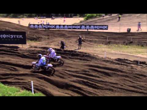 EMX250 of Belgium 2014 van der Vilst crash - Motocross