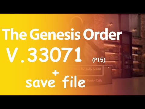The Genesis Order update 33071 Walkthrough save data [p15]