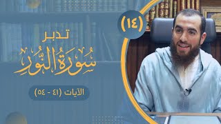 ١٤- تدبر سورة النور - الآيات (٤١ - ٥٤) - شريف علي image