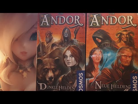 Unboxing Die Legenden von Andor - Neue Helden / Böse Helden - DoffazukisDeckbauDungeon