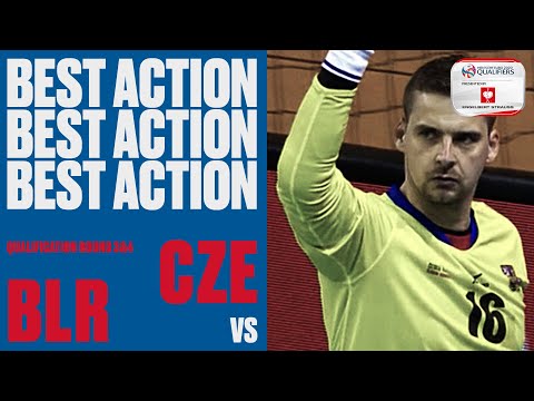 Martin Galia hangtime in goal | Men's EHF EURO 2020 Qualification