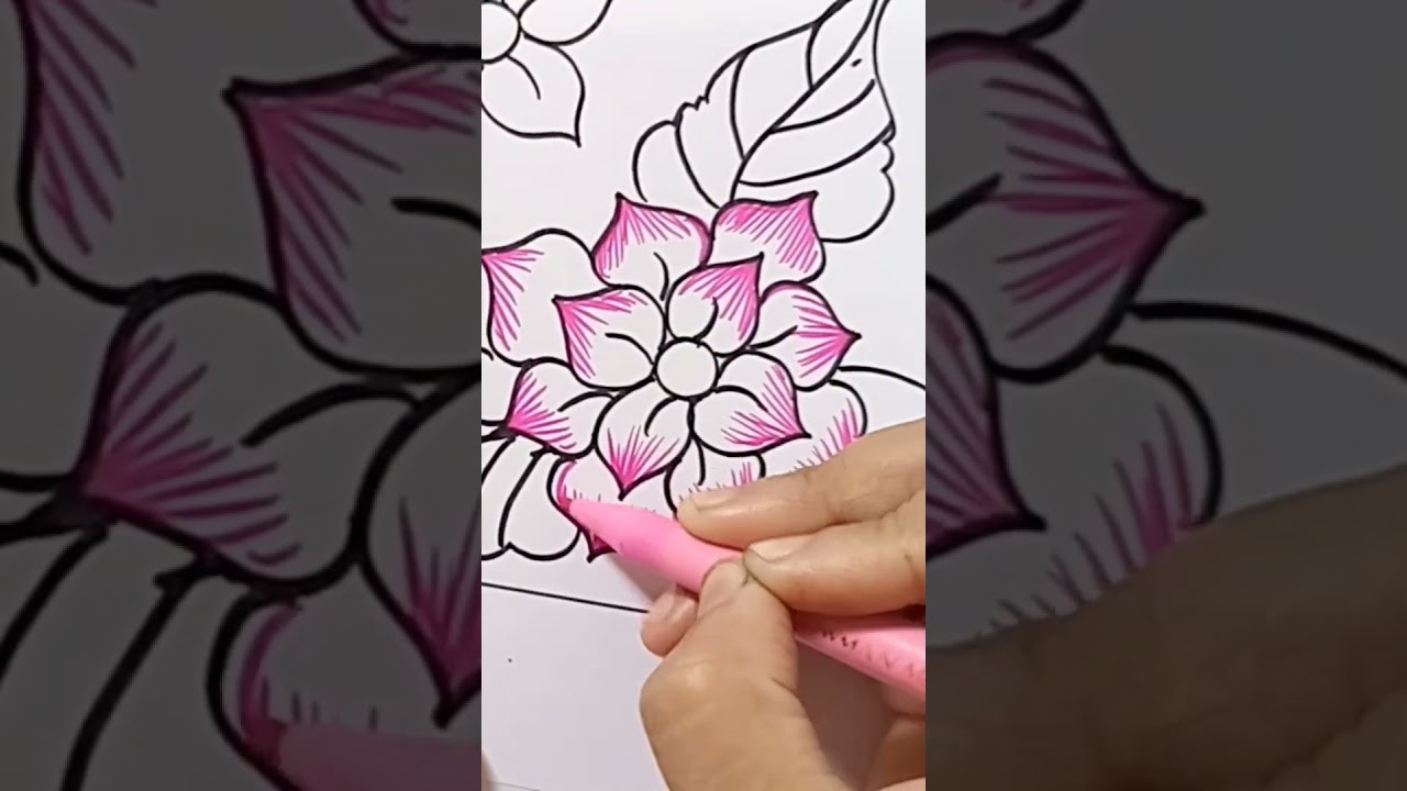 BATIK BUNGA❤️❤️❤️ cara mewarnai batik bunga @anatalisbatik