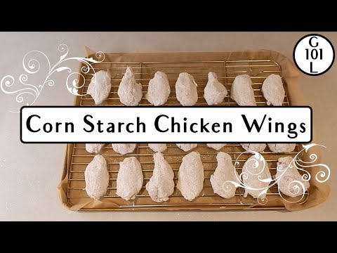 Corn Starch Chicken Wings - Experiment 1