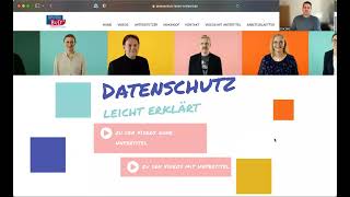 Datenschutz geht zur Schule (DSgzS) - Datenschutz leicht erklärt