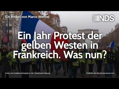 Ein Jahr Protest der gelben Westen in Frankreich. Was nun? | Marco Wenzel | 06.11.2019