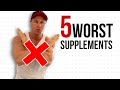 DON'T USE THESE SUPPLEMENTS! ❌(WASTE OF MONEY!) ❌