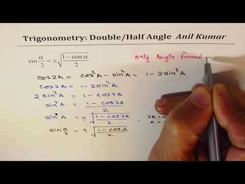 Trigonometry Part 2 Double and Half Angle with Bonus Question
